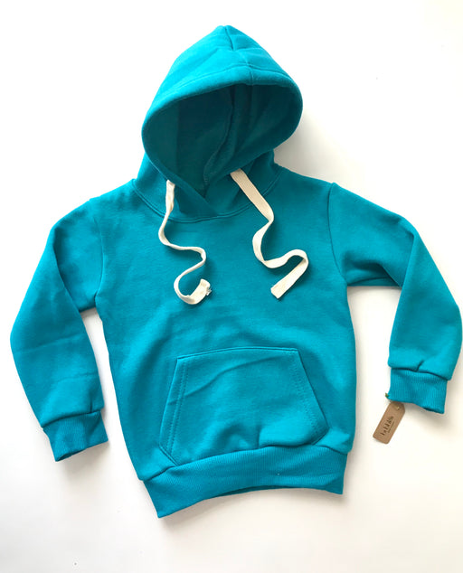 Fleece lined hoodie (blue)