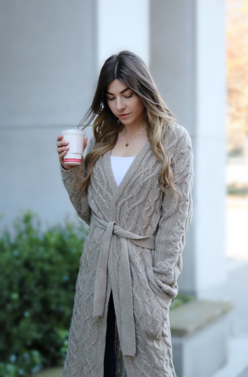 Wool cardigan
