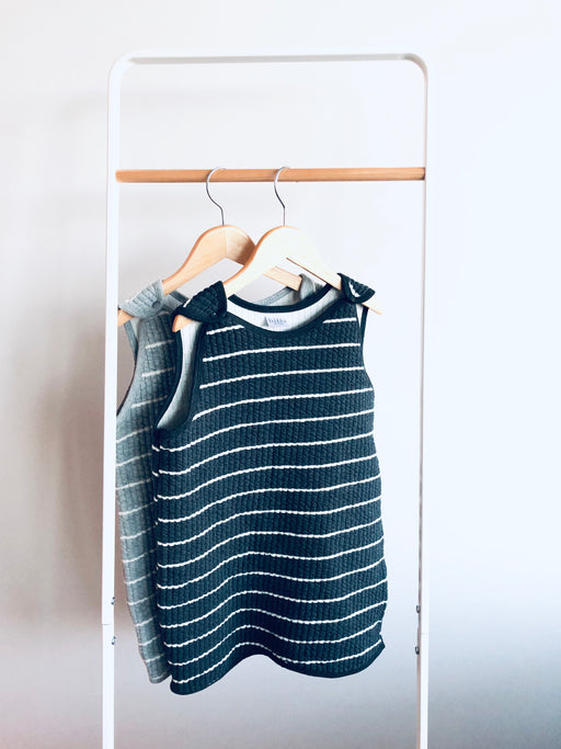 Sweet dreams sleep sac top (charcoal)