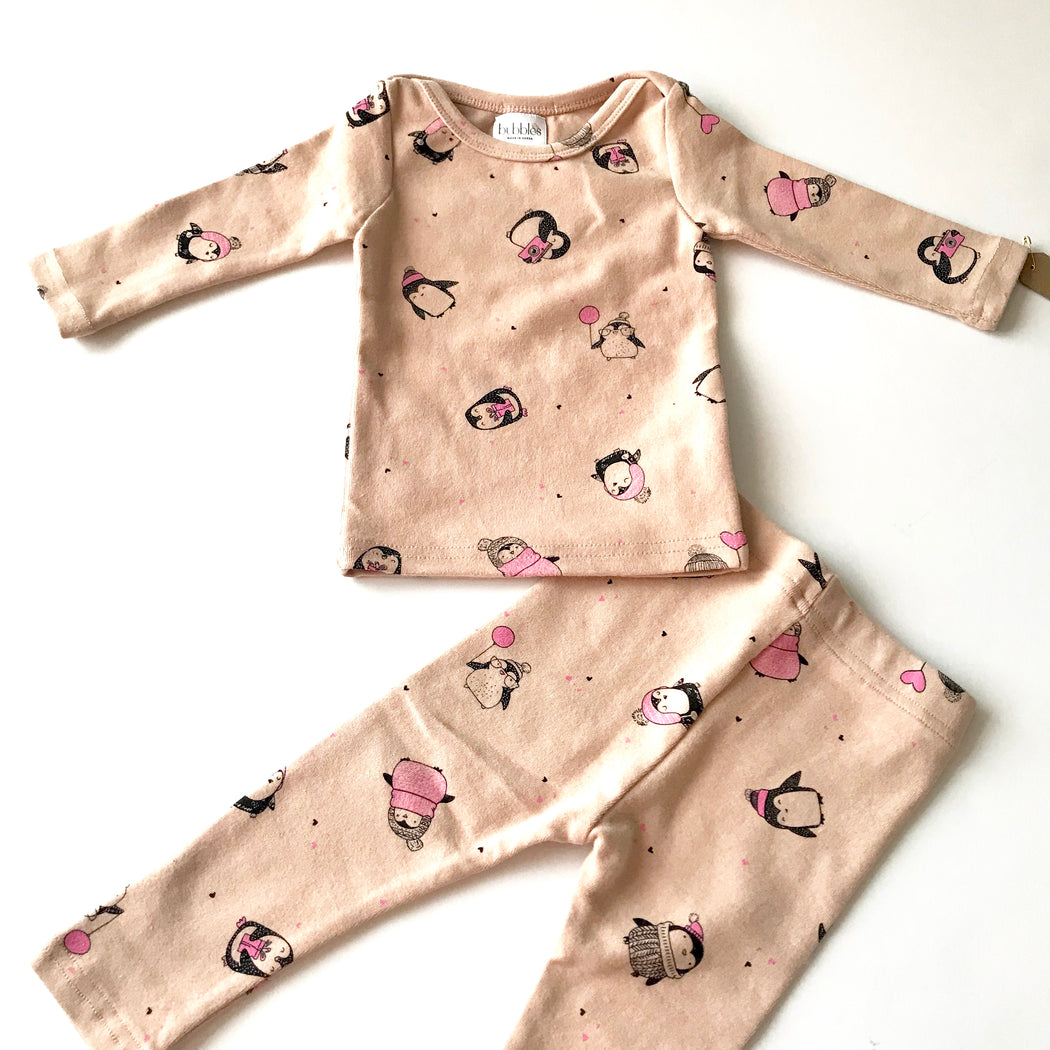 Penguin set (peach)